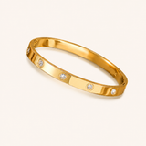 Zircon Cuff Bangle