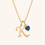 Initial and Birthstone Necklaces
