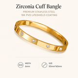 Zircon Cuff Bangle