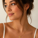 Dainty Double Heart Pendant