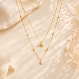 Layered Ocean Style Pendant Necklace