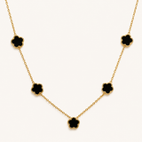 Five 4 Leaf Clover Necklace