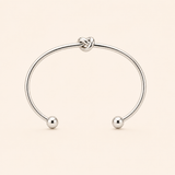 Love Knot Open Cuff Bangle