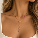 Colourful Heart Shaped Necklace