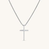 Cross Pendant Necklace Silver
