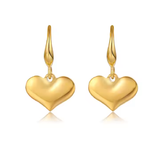 Pendientes colgantes en forma de corazón