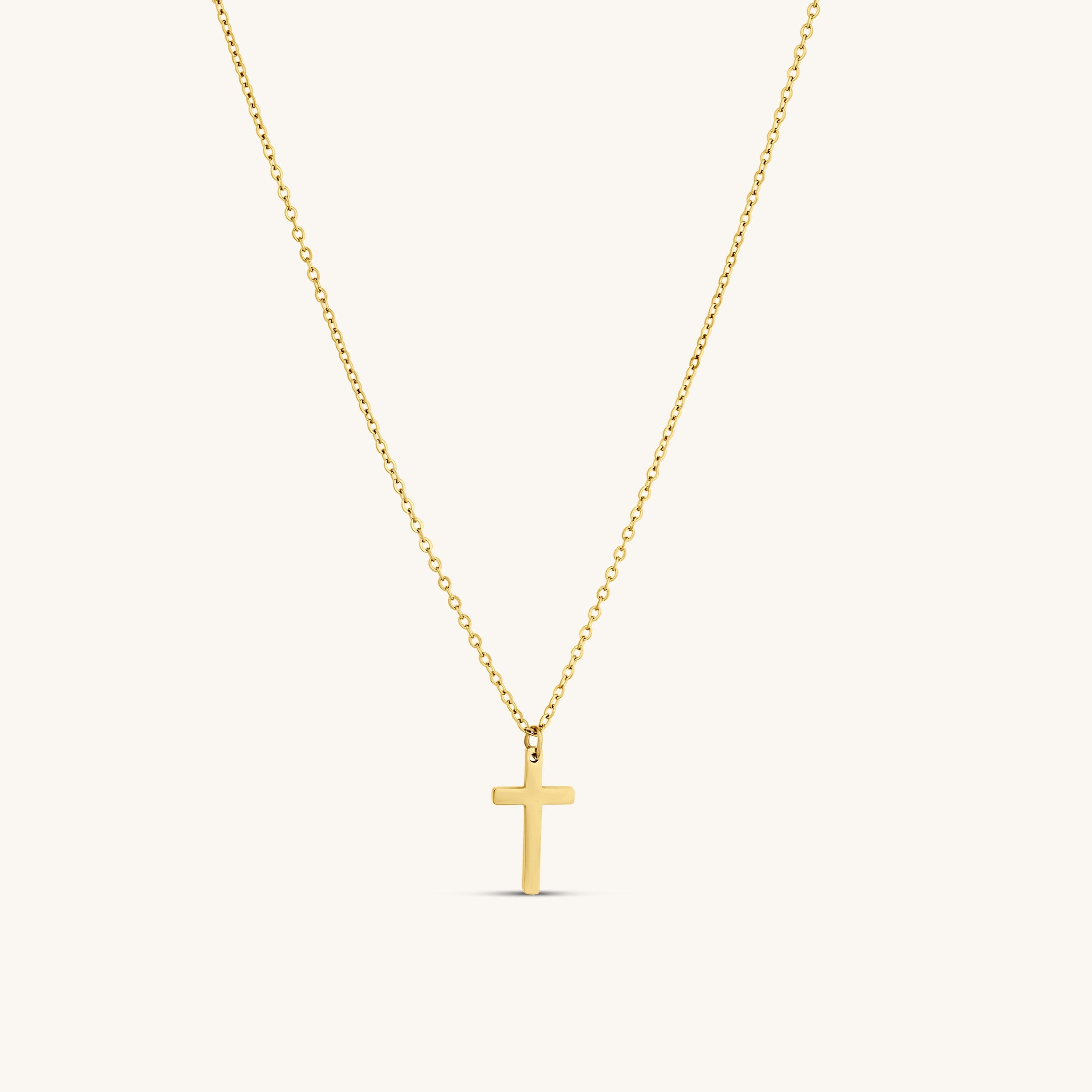 Dainty Cross Pendant Necklace