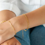 Figaro Bracelet on Model