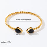 Heart Duo Bracelet with Sparkling Gemstones