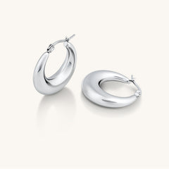 Hoop Earrings Silver
