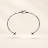 Love Knot Open Cuff Bangle