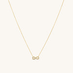 Infinity Necklace with Full Zirconia Accents