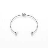 Love Knot Open Cuff Bangle
