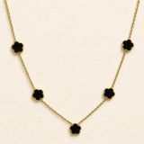 Five 4 Leaf Clover Necklace