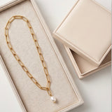 Dainty Freshwater Pearl Pendant Necklace